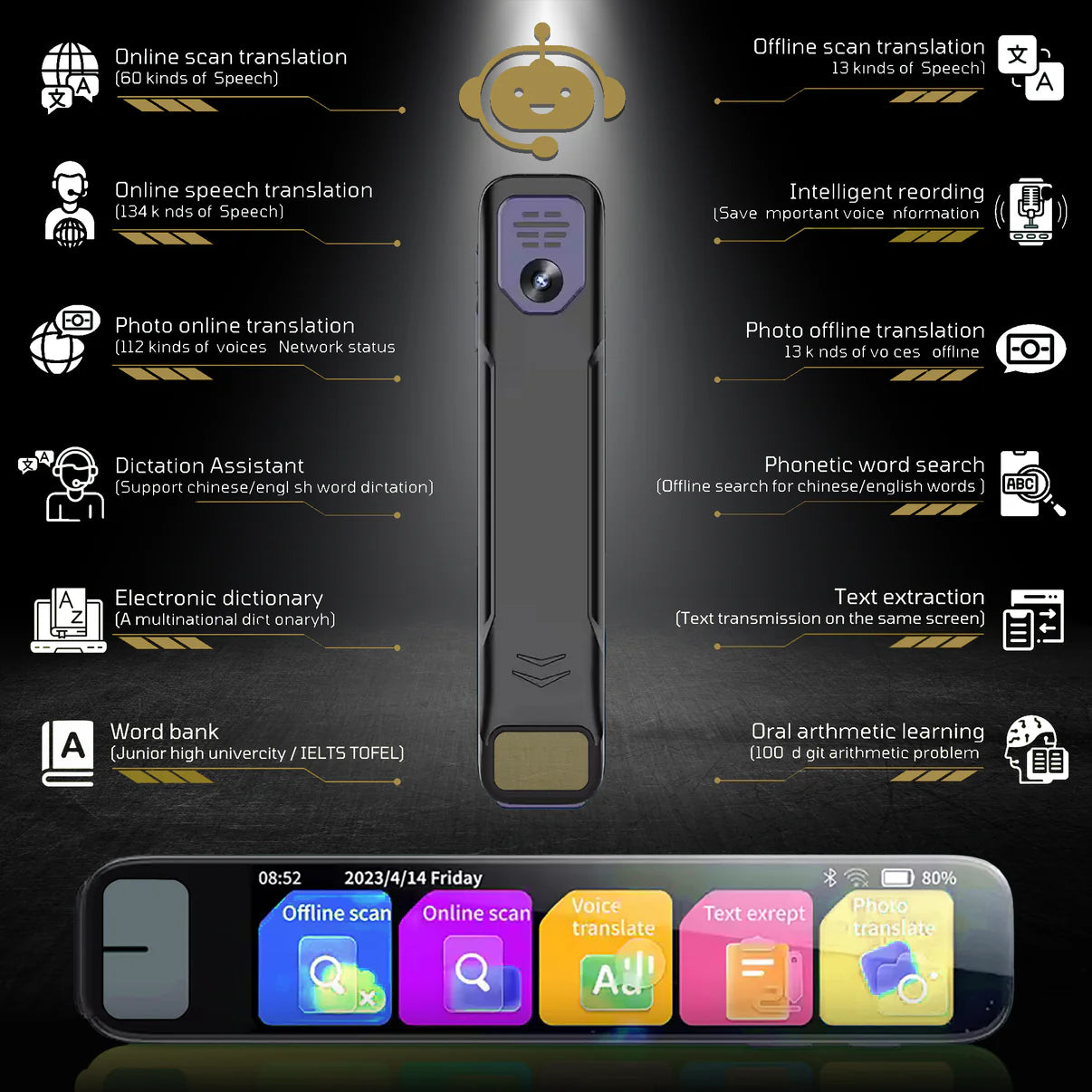 GPTPEN - AI Scanning Smart Pen - Instant Answers, Real-Time Notes & More VIP
