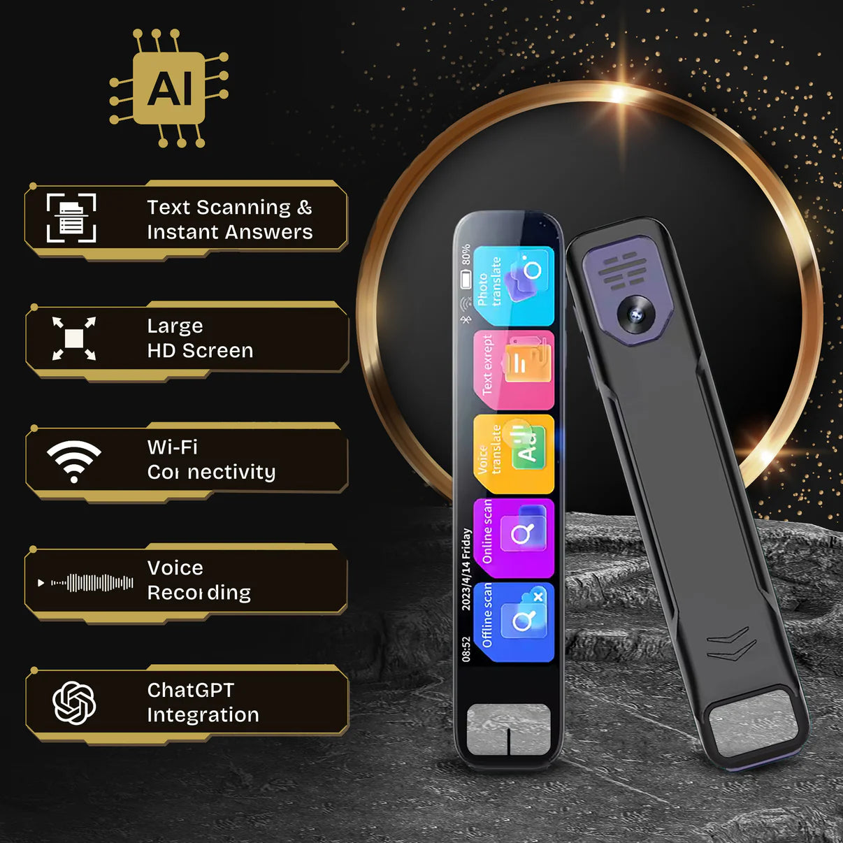 GPTPEN - AI Scanning Smart Pen - Instant Answers, Real-Time Notes & More